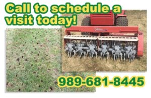 Get Michigan lawn car aerating services.