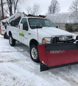 Snow plowing service in Michigan