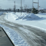 Professional snow plowing services in Michigan.