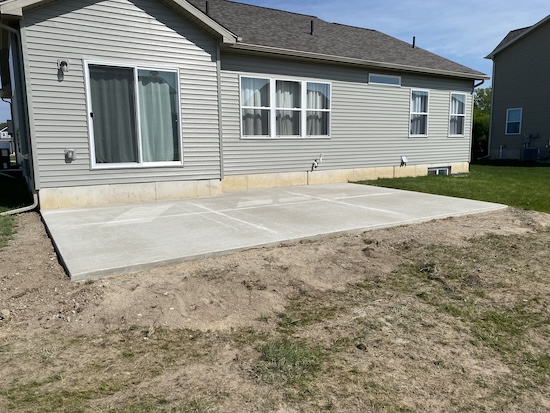 Michigan concrete patio service.